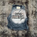 Case dreams, not Cowboys Graphic Western Tank Top