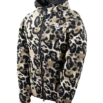 Ranch Girls Hooded Polar Fleece Jacket `GABY` leopard