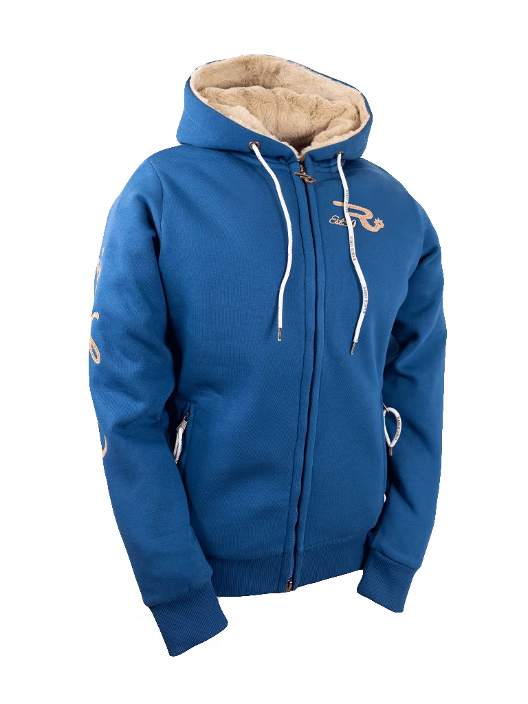 1e7584_18c14eb1c0f9422ca4136e28d59e0f1c~mv2.webp Ranch Girls Teddy Sweat Jacket "SUSI" petrol – Bild 1